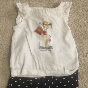 Janie and Jack shorts and tee